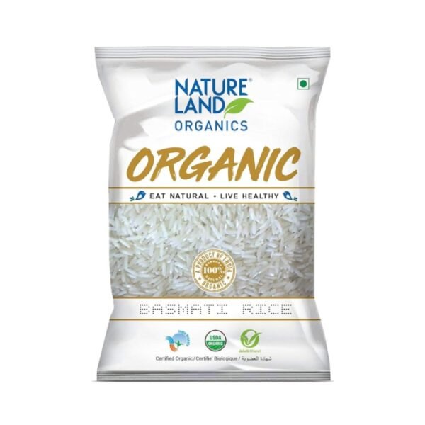 Natureland Organics Regular Basmati Rice 1 KG