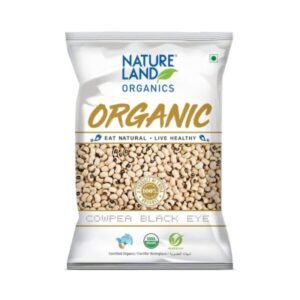 Natureland Organics Cowpea Black eye (Chawli) 500 gm
