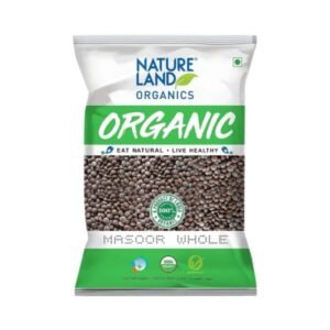 Natureland Organics Masur whole 500 gm
