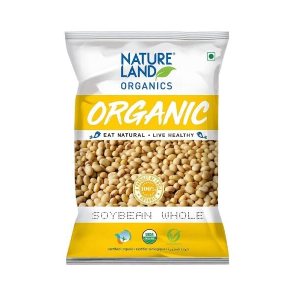 Natureland Organics Soyabean Whole 500 gm