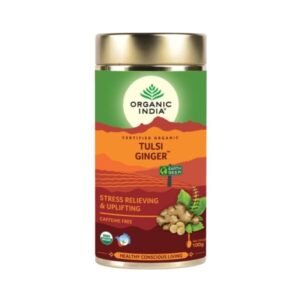 Organic India Tulsi Ginger – Caffeine Free Tin