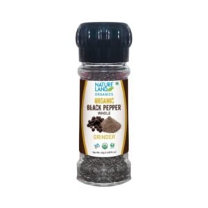 Natureland Organics Black Pepper with Crusher 40 GM