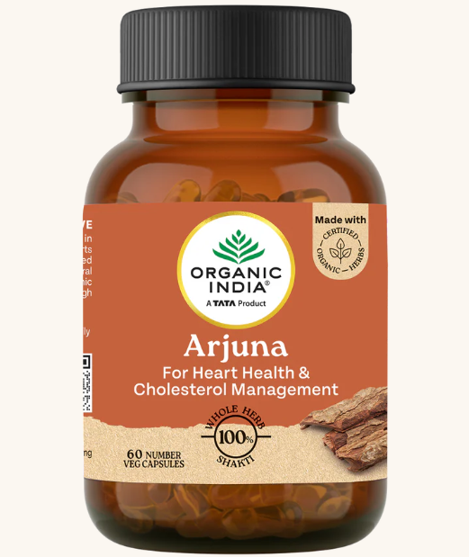 Organic India Arjuna Capsules 60 Nos